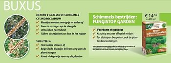 Aanbiedingen Schimmels bestrijden: fungistop garden - BSI - Geldig van 08/02/2017 tot 31/08/2017 bij Multi Bazar