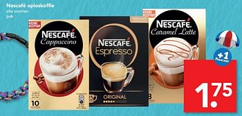 Aanbiedingen Nescafé oploskoffie - Nescafe - Geldig van 12/02/2017 tot 18/02/2017 bij Deen Supermarkten