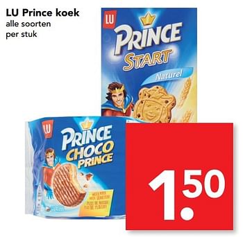 Aanbiedingen Lu prince koek - Lu - Geldig van 12/02/2017 tot 18/02/2017 bij Deen Supermarkten