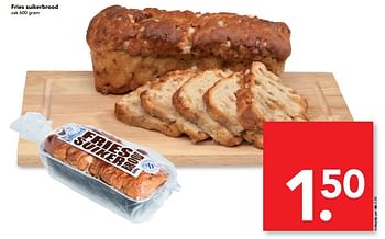 Aanbiedingen Fries suikerbrood - Huismerk deen supermarkt - Geldig van 12/02/2017 tot 18/02/2017 bij Deen Supermarkten