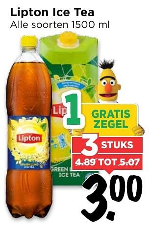 Aanbiedingen Lipton ice tea - Lipton - Geldig van 12/02/2017 tot 18/02/2017 bij Vomar