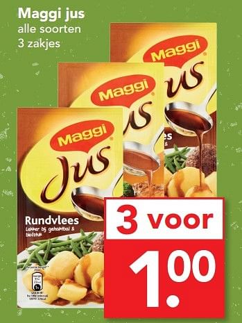 Aanbiedingen Maggi jus - MAGGI - Geldig van 12/02/2017 tot 18/02/2017 bij Deen Supermarkten