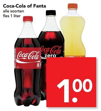 Aanbiedingen Coca-cola of fanta - Fanta - Geldig van 12/02/2017 tot 18/02/2017 bij Deen Supermarkten