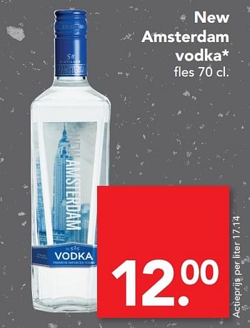 Aanbiedingen New amsterdam vodka - New Amsterdam - Geldig van 12/02/2017 tot 18/02/2017 bij Deen Supermarkten