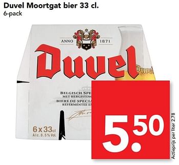 Aanbiedingen Duvel moortgat bier - Duvel - Geldig van 12/02/2017 tot 18/02/2017 bij Deen Supermarkten