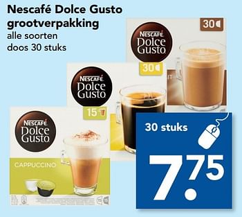 Aanbiedingen Nescafé dolce gusto grootverpakking - Nescafe - Geldig van 12/02/2017 tot 18/02/2017 bij Deen Supermarkten