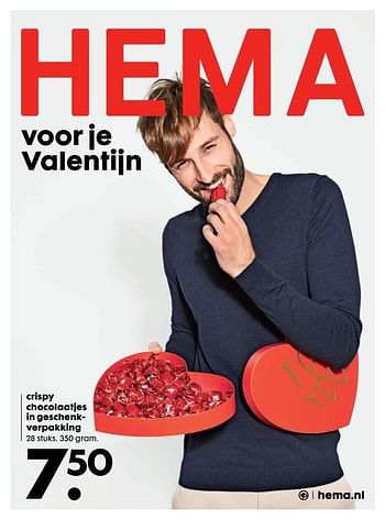 Aanbiedingen Crispy chocolaatjes in geschenkverpakking - Huismerk - Hema - Geldig van 30/01/2017 tot 19/02/2017 bij Hema