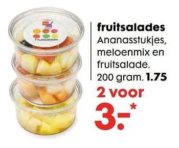 Aanbiedingen Fruitsalades - Huismerk - Hema - Geldig van 30/01/2017 tot 19/02/2017 bij Hema
