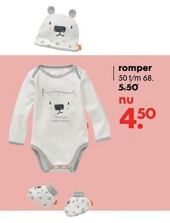 Aanbiedingen Romper - Huismerk - Hema - Geldig van 30/01/2017 tot 19/02/2017 bij Hema