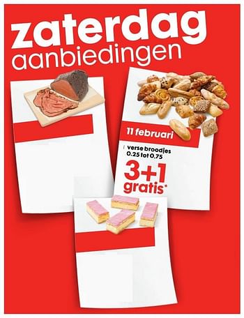 Aanbiedingen Verse broodjes - Huismerk - Hema - Geldig van 30/01/2017 tot 19/02/2017 bij Hema