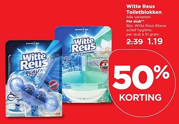 Aanbiedingen Witte reus blauw actief hygiëne - Witte reus - Geldig van 11/02/2017 tot 18/02/2017 bij Plus