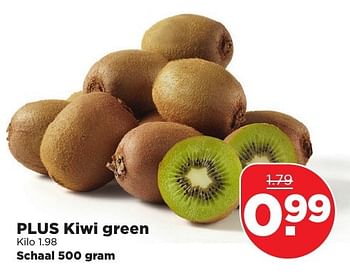 Aanbiedingen Plus kiwi green - Huismerk - Plus - Geldig van 11/02/2017 tot 18/02/2017 bij Plus