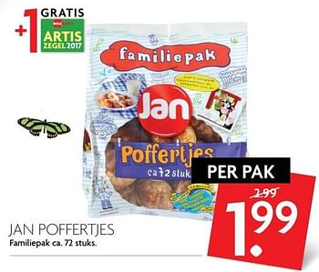 Aanbiedingen Jan poffertjes - Jan - Geldig van 12/02/2017 tot 18/02/2017 bij Deka Markt