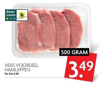 Aanbiedingen Vers voordeel hamlappen - Huismerk - Deka Markt - Geldig van 12/02/2017 tot 18/02/2017 bij Deka Markt