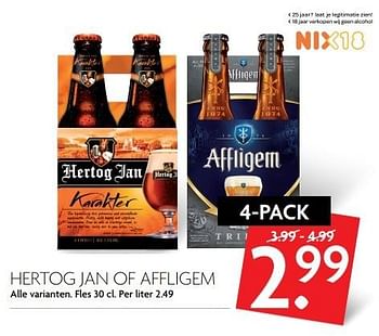 Aanbiedingen Hertog jan of affligem - Huismerk - Deka Markt - Geldig van 12/02/2017 tot 18/02/2017 bij Deka Markt