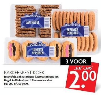 Aanbiedingen Bakkersbest koek - BakkersBest - Geldig van 12/02/2017 tot 18/02/2017 bij Deka Markt