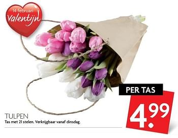 Aanbiedingen Tulpen - Huismerk - Deka Markt - Geldig van 12/02/2017 tot 18/02/2017 bij Deka Markt