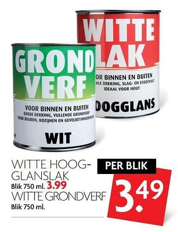 Aanbiedingen Witte grondverf - Huismerk - Deka Markt - Geldig van 12/02/2017 tot 18/02/2017 bij Deka Markt