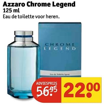 Aanbiedingen Azzaro chrome legend 125 ml - Azzaro - Geldig van 14/02/2017 tot 19/02/2017 bij Kruidvat