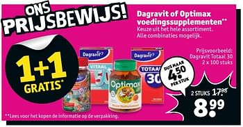 Aanbiedingen Dagravit totaal 30 - Dagravit - Geldig van 14/02/2017 tot 19/02/2017 bij Kruidvat