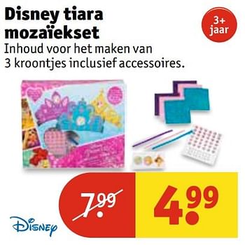 Aanbiedingen Disney tiara mozaïekset - Disney - Geldig van 14/02/2017 tot 19/02/2017 bij Kruidvat