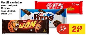 Aanbiedingen Nestlé candybar voordeelpak - Nestlé - Geldig van 14/02/2017 tot 19/02/2017 bij Kruidvat