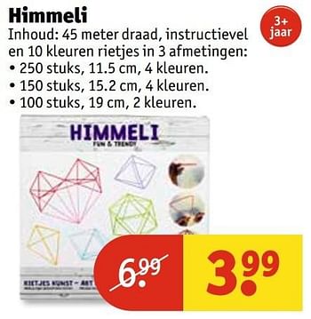 Aanbiedingen Himmeli - Huismerk - Kruidvat - Geldig van 14/02/2017 tot 19/02/2017 bij Kruidvat