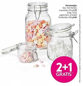 Aanbiedingen Hartsnoepjes mini-hartjes - Huismerk - Xenos - Geldig van 30/01/2017 tot 26/02/2017 bij Xenos