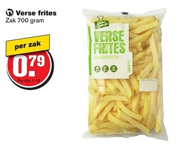 Aanbiedingen Verse frites - Huismerk - Hoogvliet - Geldig van 12/02/2017 tot 21/02/2017 bij Hoogvliet