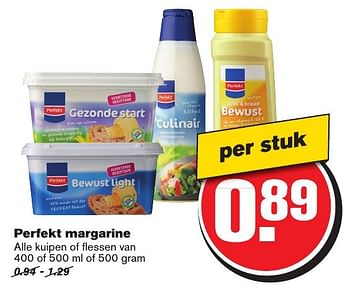 Aanbiedingen Perfekt margarine - Perfekt - Geldig van 12/02/2017 tot 21/02/2017 bij Hoogvliet