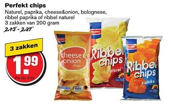 Aanbiedingen Perfekt chips - Perfekt - Geldig van 12/02/2017 tot 21/02/2017 bij Hoogvliet