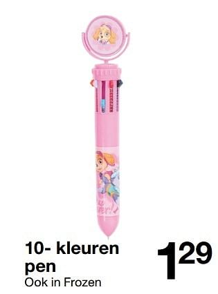 Aanbiedingen 10- kleuren pen - Huismerk - Zeeman  - Geldig van 18/02/2017 tot 24/02/2017 bij Zeeman