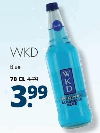 Aanbiedingen Wkd blue - WKD - Geldig van 12/02/2017 tot 25/02/2017 bij Mitra