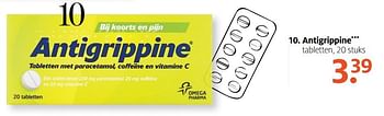 Aanbiedingen Antigrippine tabletten - Omega Pharma - Geldig van 13/02/2017 tot 26/02/2017 bij Etos