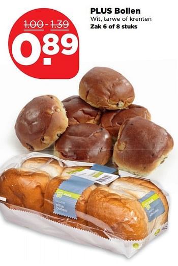 Aanbiedingen Plus bollen - Huismerk - Plus - Geldig van 19/02/2017 tot 25/02/2017 bij Plus