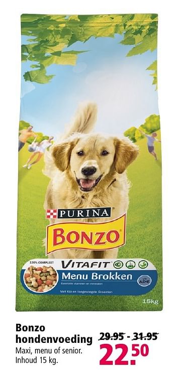 Aanbiedingen Bonzo hondenvoeding - Bonzo - Geldig van 13/02/2017 tot 26/02/2017 bij Welkoop