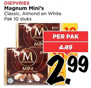 Aanbiedingen Magnum mini`s - Ola - Geldig van 19/02/2017 tot 25/02/2017 bij Vomar