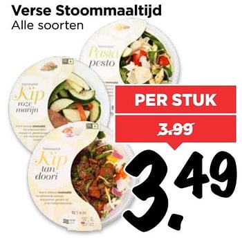 Aanbiedingen Verse stoommaaltijd - Huismerk Vomar - Geldig van 19/02/2017 tot 25/02/2017 bij Vomar