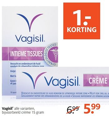 Aanbiedingen Vagisil crème - Huismerk - Etos - Geldig van 20/02/2017 tot 26/02/2017 bij Etos