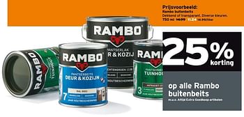 Aanbiedingen Rambo buitenbeits - Rambo - Geldig van 20/02/2017 tot 26/02/2017 bij Gamma