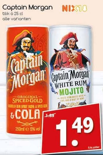 Aanbiedingen Captain morgan - Captain Morgan - Geldig van 19/02/2017 tot 25/02/2017 bij Agrimarkt