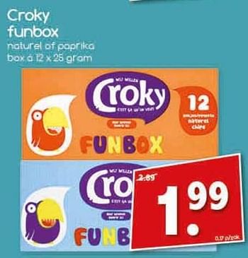 Aanbiedingen Croky funbox - Croky - Geldig van 19/02/2017 tot 25/02/2017 bij Agrimarkt