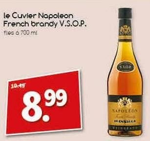 Aanbiedingen Le cuvier napoleon french brandy v.s.o.p - Napoleon - Geldig van 19/02/2017 tot 25/02/2017 bij Agrimarkt