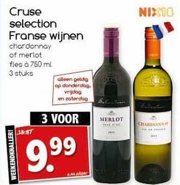 Aanbiedingen Cruse selection franse wijnen - Witte wijnen - Geldig van 19/02/2017 tot 25/02/2017 bij Agrimarkt