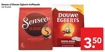 Aanbiedingen Senseo of douwe egberts koffiepads - Douwe Egberts - Geldig van 19/02/2017 tot 25/02/2017 bij Deen Supermarkten
