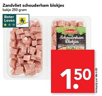 Aanbiedingen Zandvliet schouderham blokjes - Zandvliet - Geldig van 19/02/2017 tot 25/02/2017 bij Deen Supermarkten