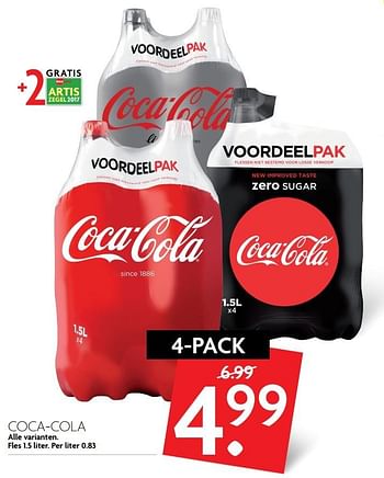 Aanbiedingen Coca-cola - Coca Cola - Geldig van 19/02/2017 tot 25/02/2017 bij Deka Markt