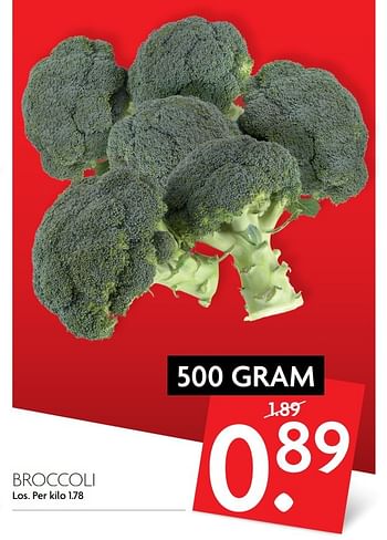 Aanbiedingen Broccoli - Huismerk - Deka Markt - Geldig van 19/02/2017 tot 25/02/2017 bij Deka Markt