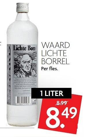 Aanbiedingen Waard lichte borrel - Waard Lichte - Geldig van 19/02/2017 tot 25/02/2017 bij Deka Markt