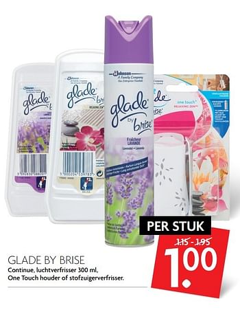 Aanbiedingen Glade by brise - Glade - Geldig van 19/02/2017 tot 25/02/2017 bij Deka Markt